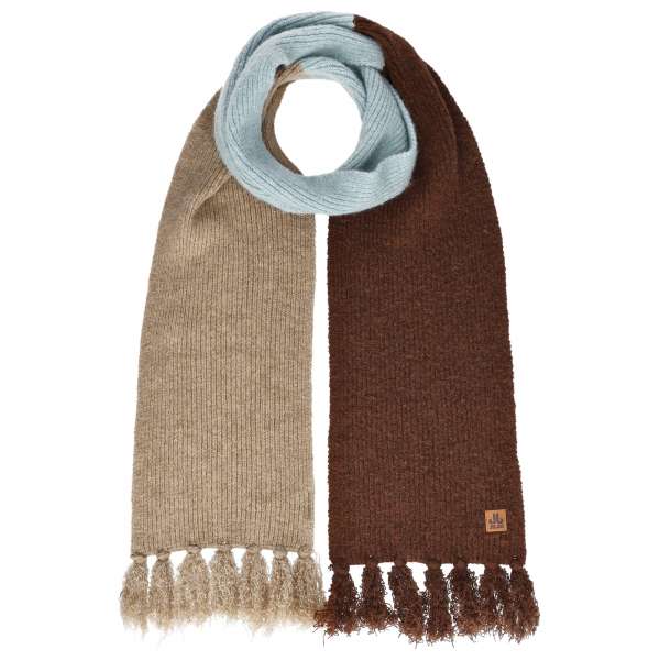 Tegel - Sciarpa in lana con frange 