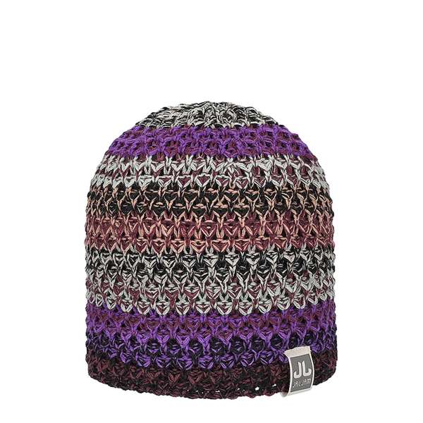 Bernina - Berretto a righe foderato 