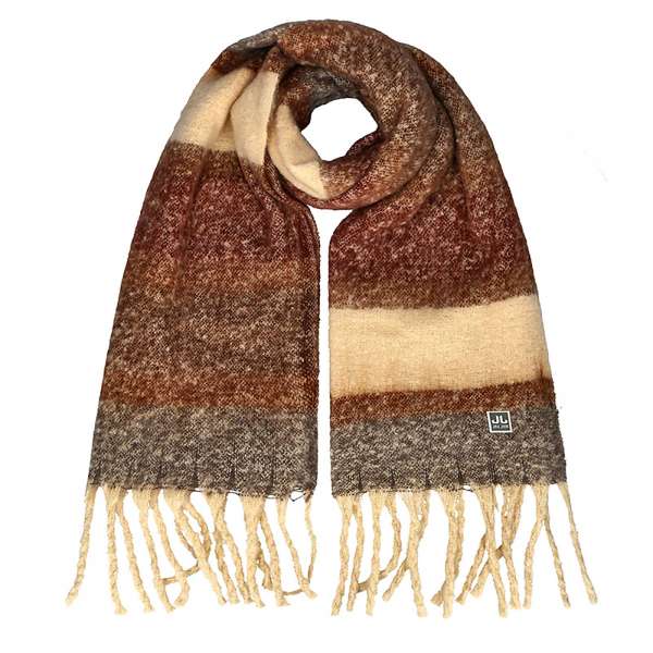 Vasastan - Sciarpa a righe con frange 